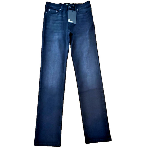 The Kooples Black BLA55 Straight Leg Jean Unisex PARIS 29 x 29.5 -EU 27 $235 NEW